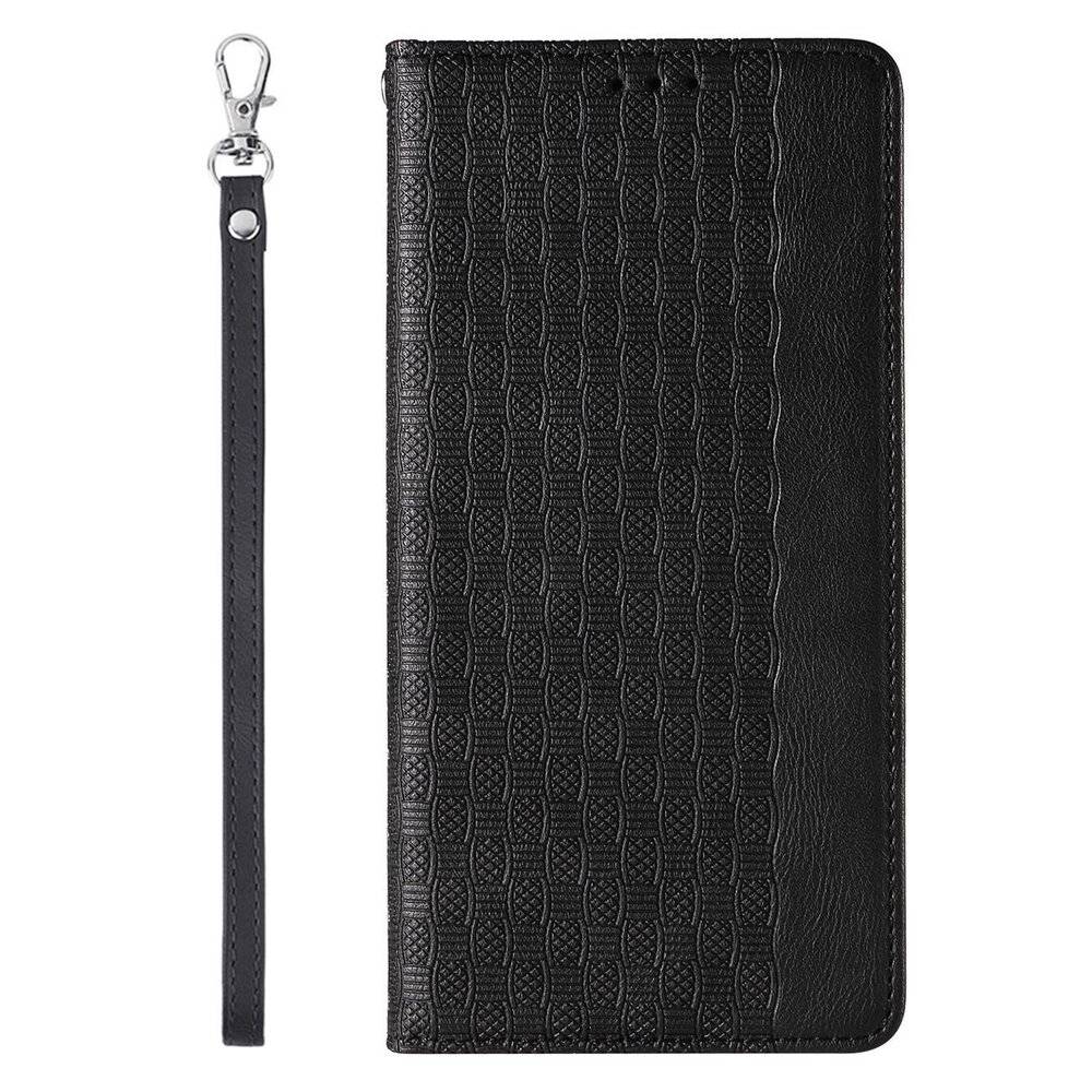 Magnet Strap Case iPhone 12 Pro Pouch Wallet + Mini Lanyard Pendant Schwarz-2