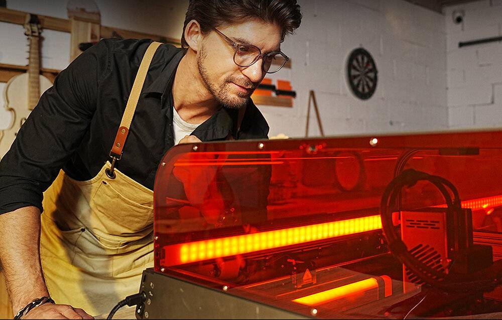 Preisbild für Creality Falcon2 Pro S Lasercutter, 40W Leistung, 355x390 mm, Autofokus, Kamera