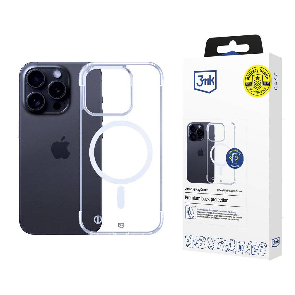 3mk Just20g MagCase iPhone 14 Pro Max - Transparent-0