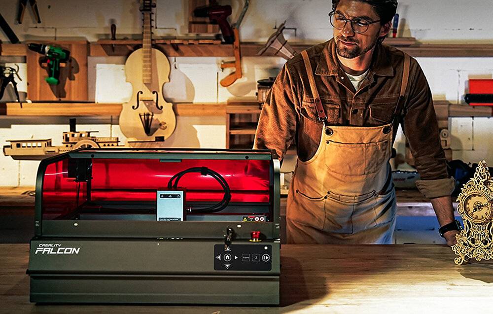 Creality Falcon2 Pro S Lasercutter, 40W Leistung, 355x390 mm, Autofokus, Kamera-2