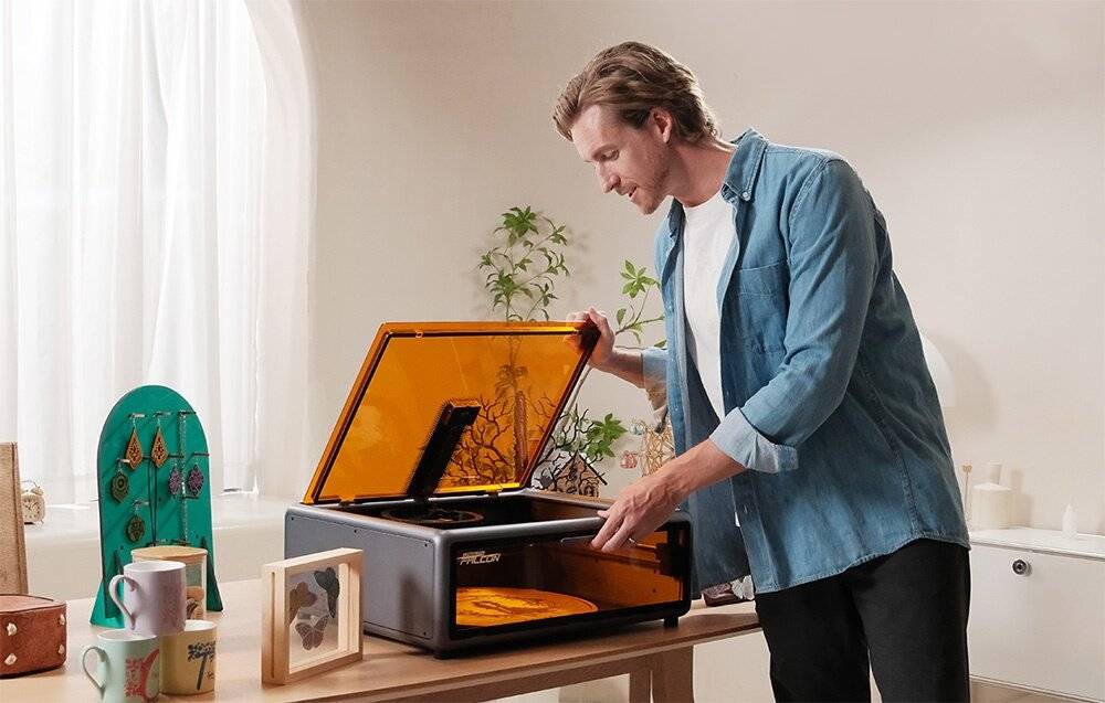 Creality Falcon A1 Lasercutter 10W, Klasse 1 Laser, 305x381mm Arbeitsbereich, CoreXY-5