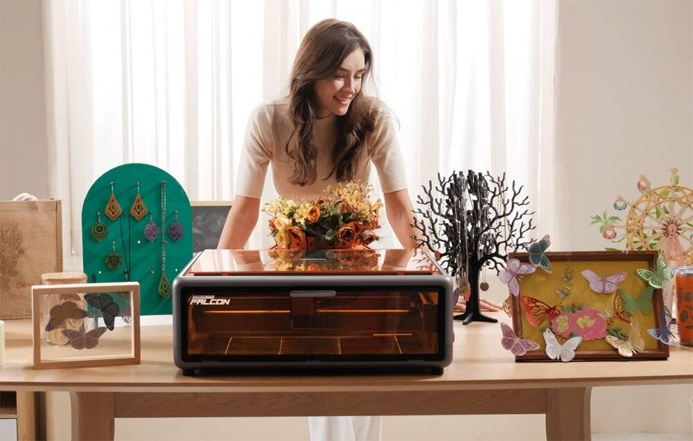 Creality Falcon A1 Lasercutter 10W, Klasse 1 Laser, 305x381mm Arbeitsbereich, CoreXY-1