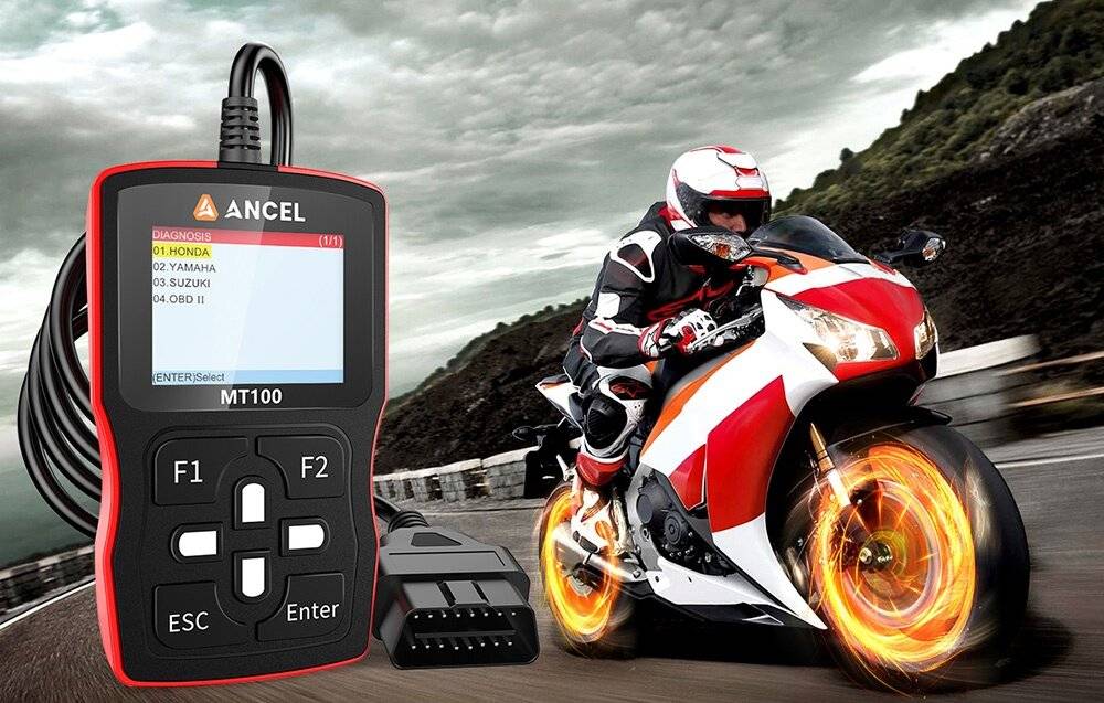 Preisbild für Ancel MT100 Motorrad-Diagnosegerät für Honda, Suzuki, Yamaha, Motor & ABS-Systeme