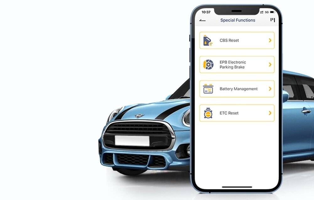 Ancel BD300 Drahtloser OBD2-Diagnosescanner, Bluetooth 5.0, für iOS & Android