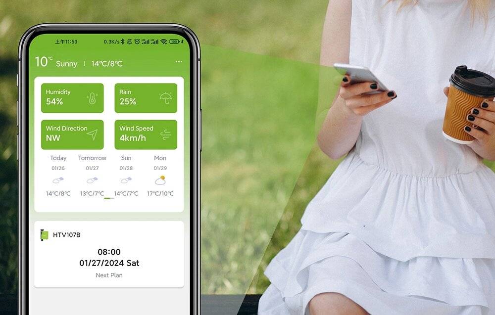 Preisbild für RainPoint 1-Zonen-Bewässerungssteuerung mit App
