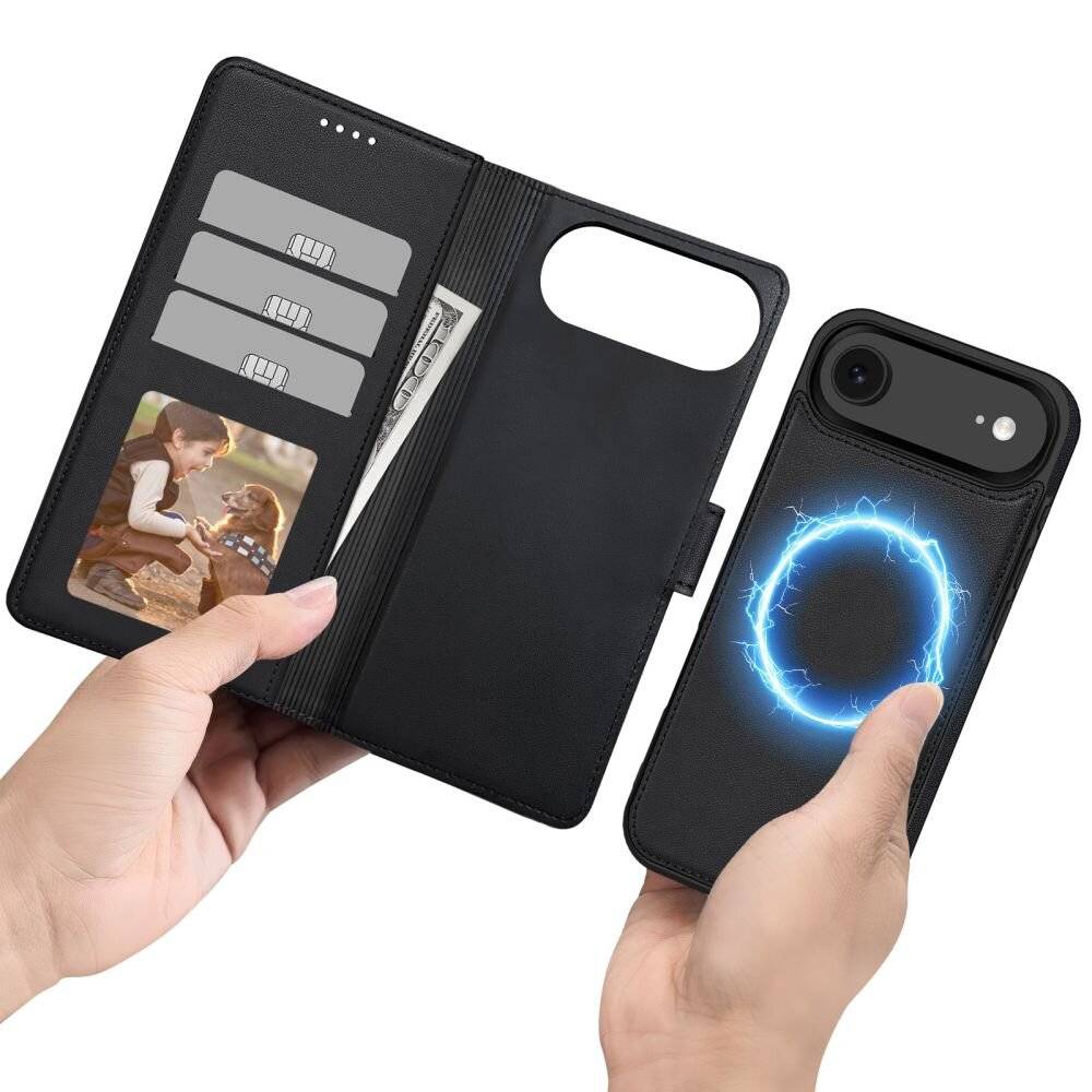 Tech-Protect Wallet MagSafe Case iPhone 17 Air - Mattschwarz-4