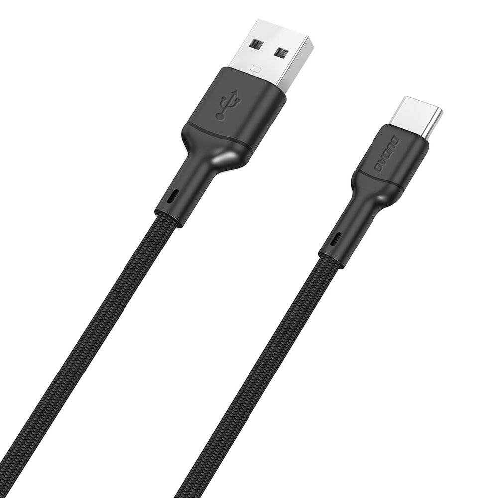 Dudao L9T 5A USB-A - USB-C Kabel 1m Schwarz-0