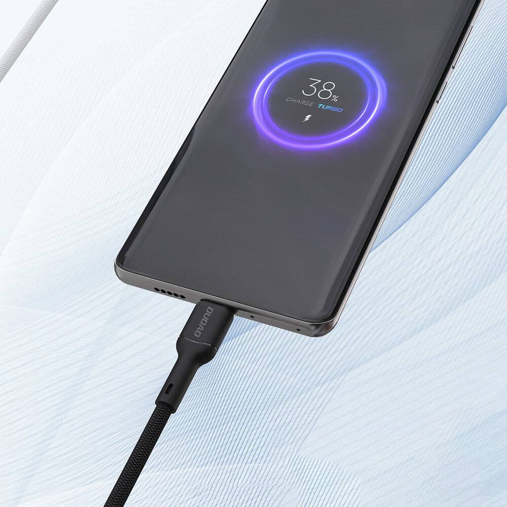 Dudao L9T 5A USB-A - USB-C Kabel 1m Schwarz-1