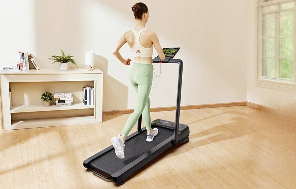 UREVO Strol 2S PRO 2-in-1 Elektro-Laufband (schwarz)-4