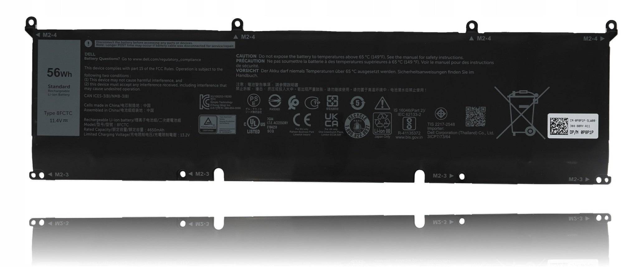 Dell BTRY PRI 56WHR 3C LITH BYD-0