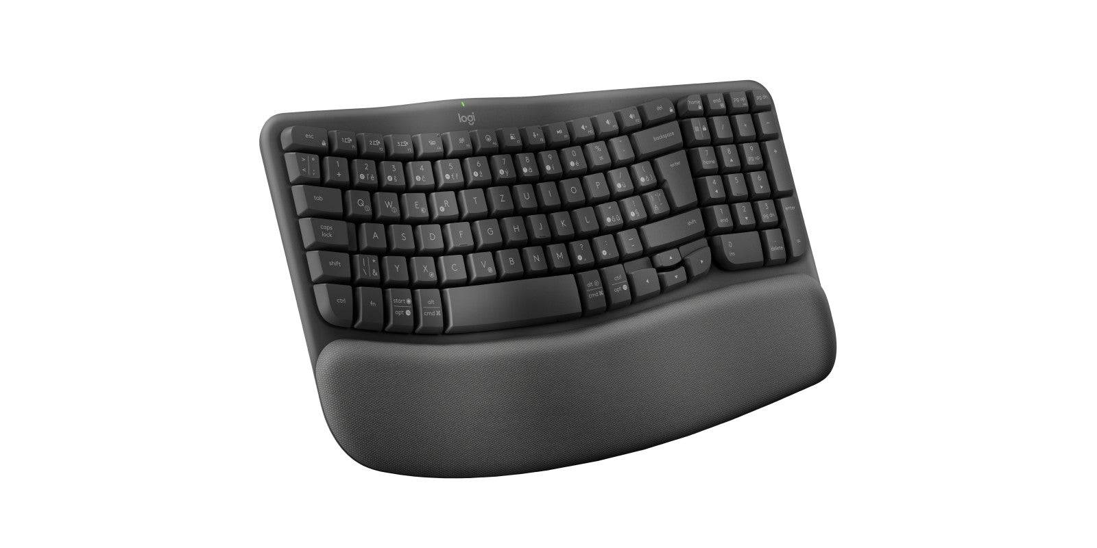 Logitech WAVE KEYSERGONOMIC KB GRAPHITE Tastatur-1
