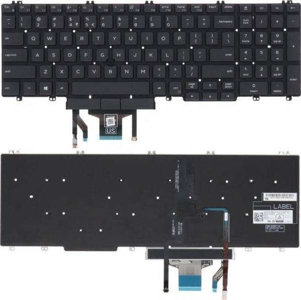 Dell Keyboard - Int 102Key M25NK - Tastatur - TL: UK, QWERTY