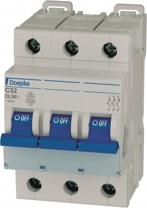 Doepke Leitungsschutzschalter DLS 6I C32-3 10 kA 09916296