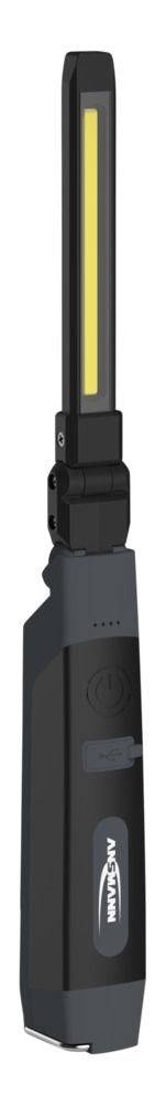 LED-Akku-Arbeitsleuchte IL500R 130 / 500 lm schwarz LxBxH 320 x 43 x 33 mm. Ansmann 677661 49-0
