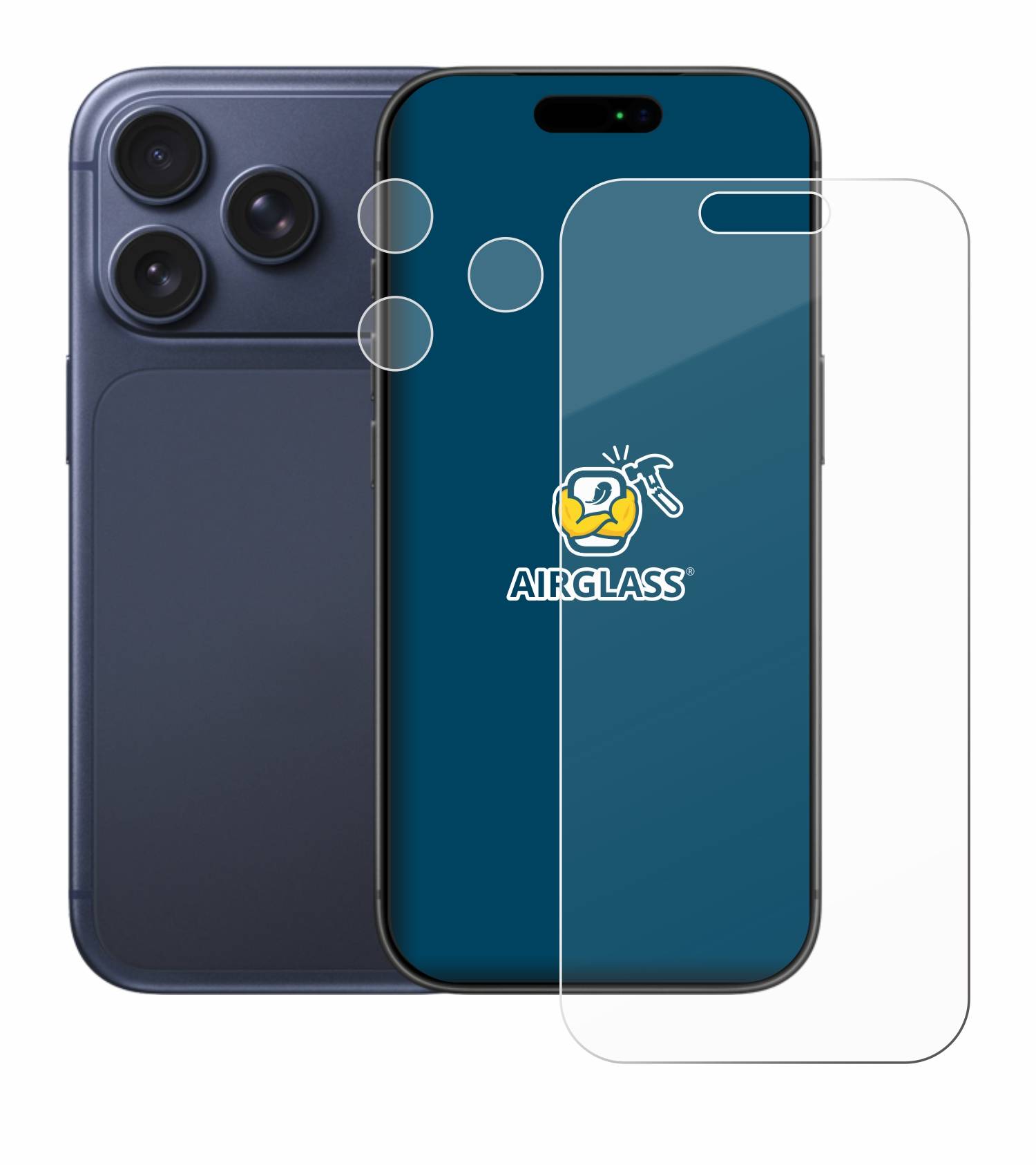 BROTECT Schutzglas für Apple iPhone 17 Pro (Display+Kamera) Schutzfolie Panzer Folie Glas Display Schutz klar-3