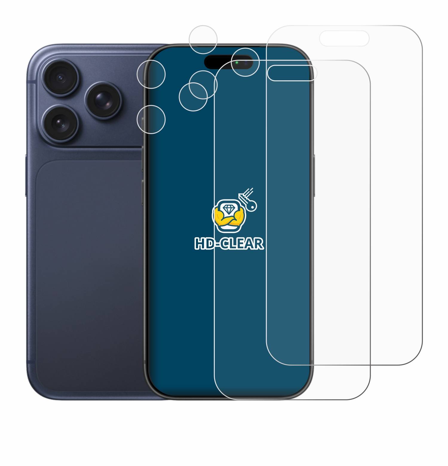 2x BROTECT Schutzfolie für Apple iPhone 17 Pro (Display+Kamera) Folie Klar Transparent-2