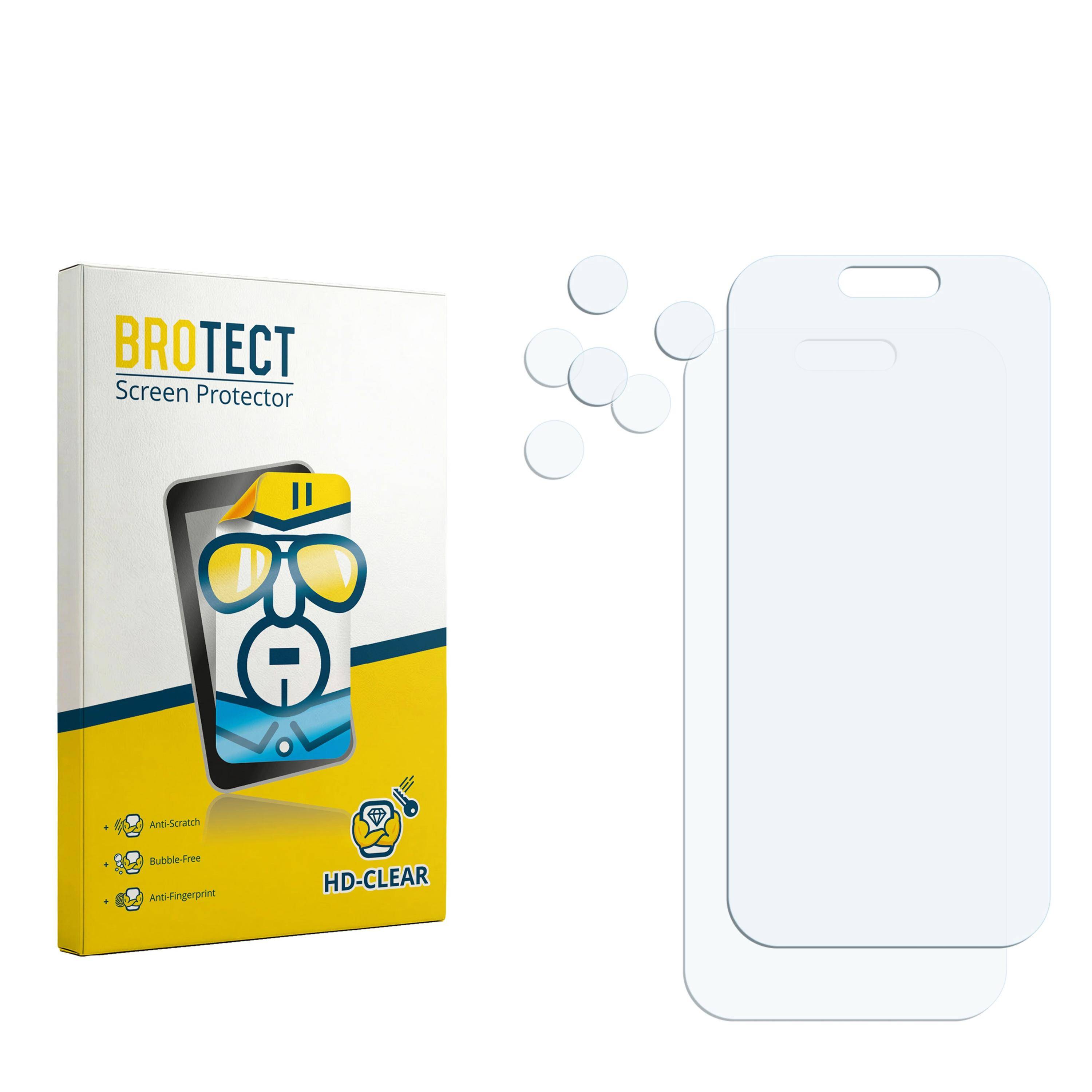 2x BROTECT Schutzfolie für Apple iPhone 17 Pro (Display+Kamera) Folie Klar Transparent-3
