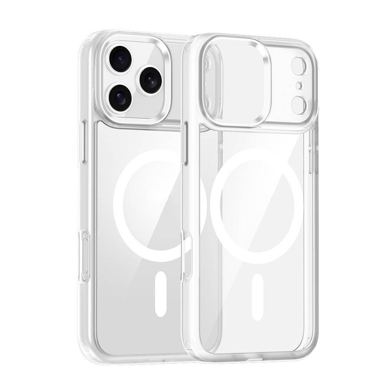 Für Apple iPhone 17 Pro Max Kamera Ring MagSafe Hybrid Schutz Hülle Transparent-0