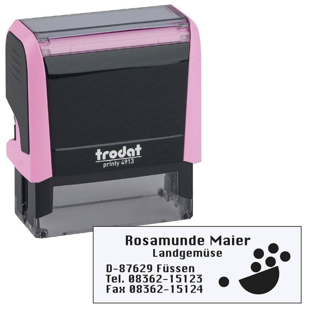 trodat Textstempel, individualisierbar printy 4913 mit Logo 157501