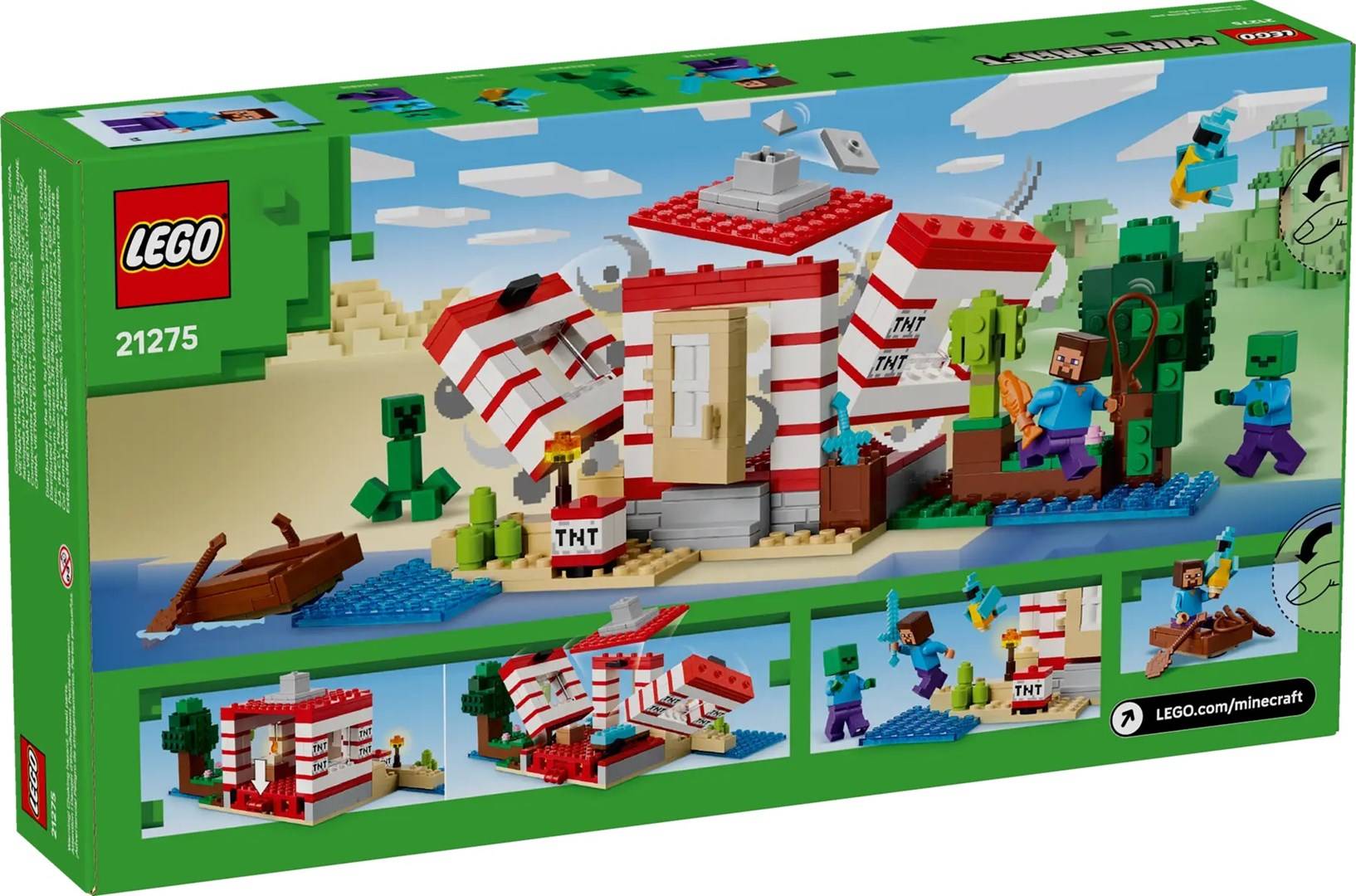 LEGO - 21275 Minecraft Das TNT-Dschungelhaus-1