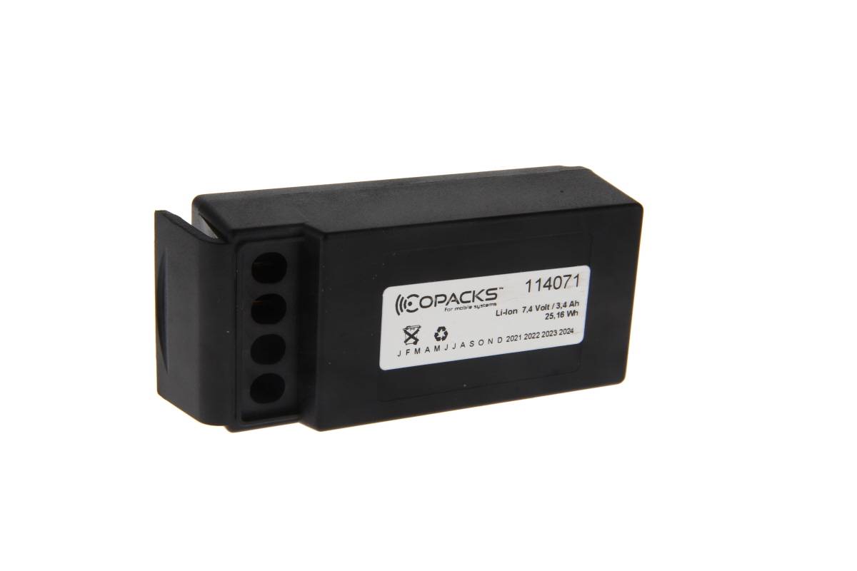 CoPacks Li-Ion Akku für Cavotec Funkfernsteuerung M5-1051-3600, M9-1051-3600 EX, MC-3, MC-3000 | 114071-0