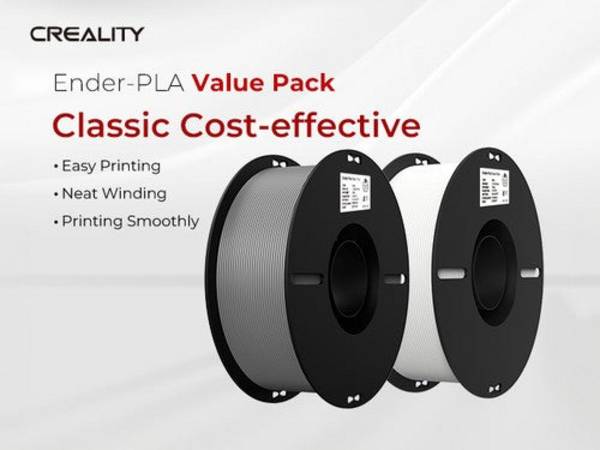 Creality PLA 1.75mm white+grey 2 1kg CREALITY ENDER 3D FILAMENT