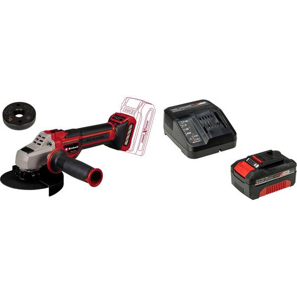 Einhell set comprising cordless angle grinder TP-AG 18/125 CE Q Li - Solo Power
