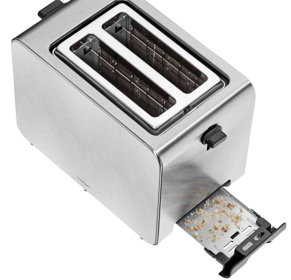 WMF Stelio Toaster 2 Scheiben Edelstahl, Doppelschlitz Toaster mit Brötchenaufsatz,-3