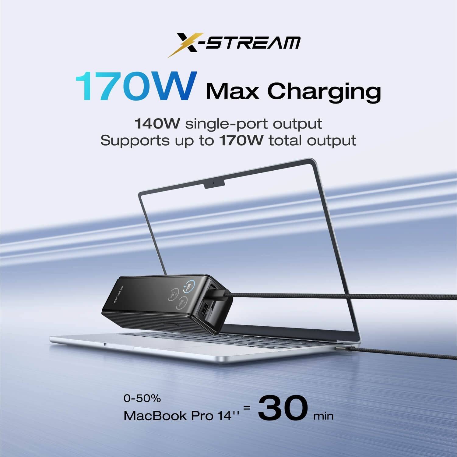 Ecoflow EF-RAPID25K140W-B-EU, 25000 mAh, Schwarz-0
