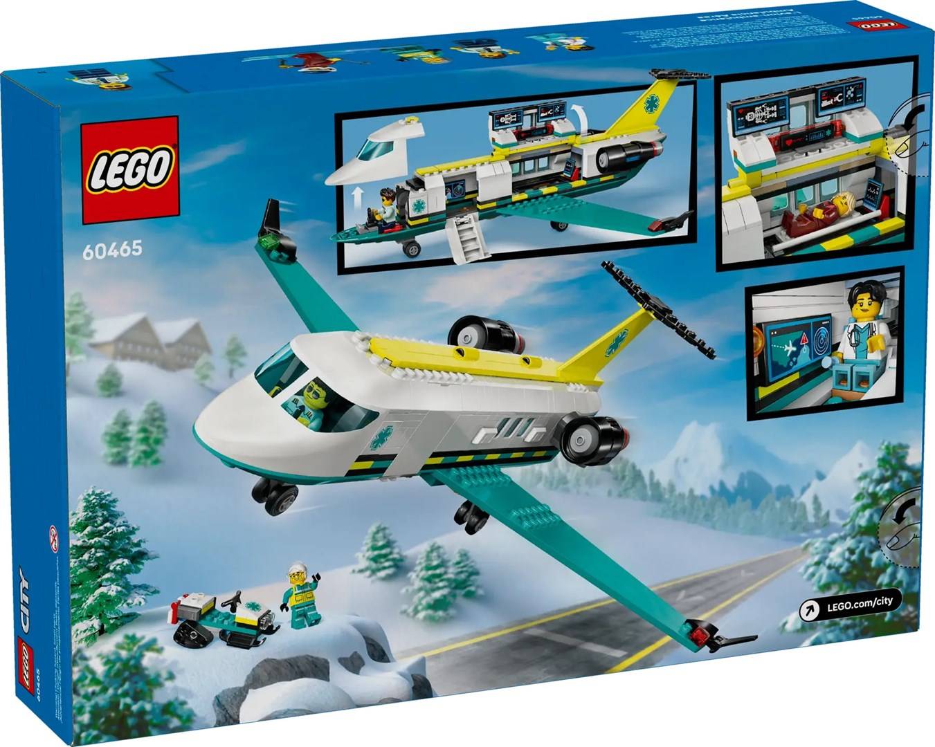 LEGO - 60465 City Notfallrettungsflugzeug-1