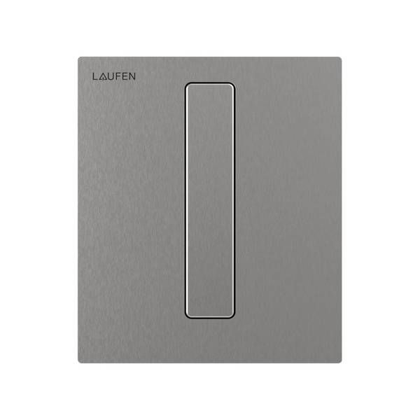 Laufen Urinal Drückerplatte Ineo AU103 125x145x10mm, Kunststoff, Edelstahl gebürstet