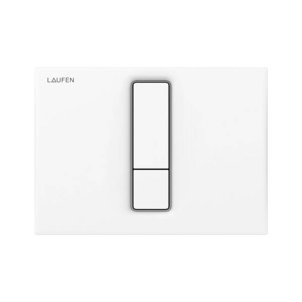 Laufen LIS INEO Drückerpl. AW101 90010.1 Dual Flush, Kunstst. 202x145x10 weiß, 1 Stk.