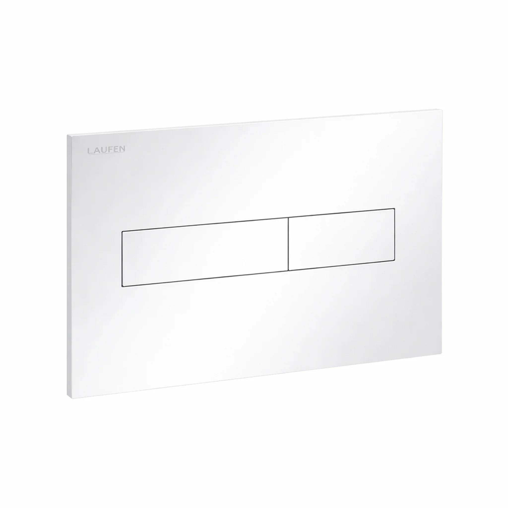 Laufen Drückerplatte Horizon Ineo, Betätigung von oben/vorne, für UP-SPK, Dual-Flush, Kunststoff, Weiß-0