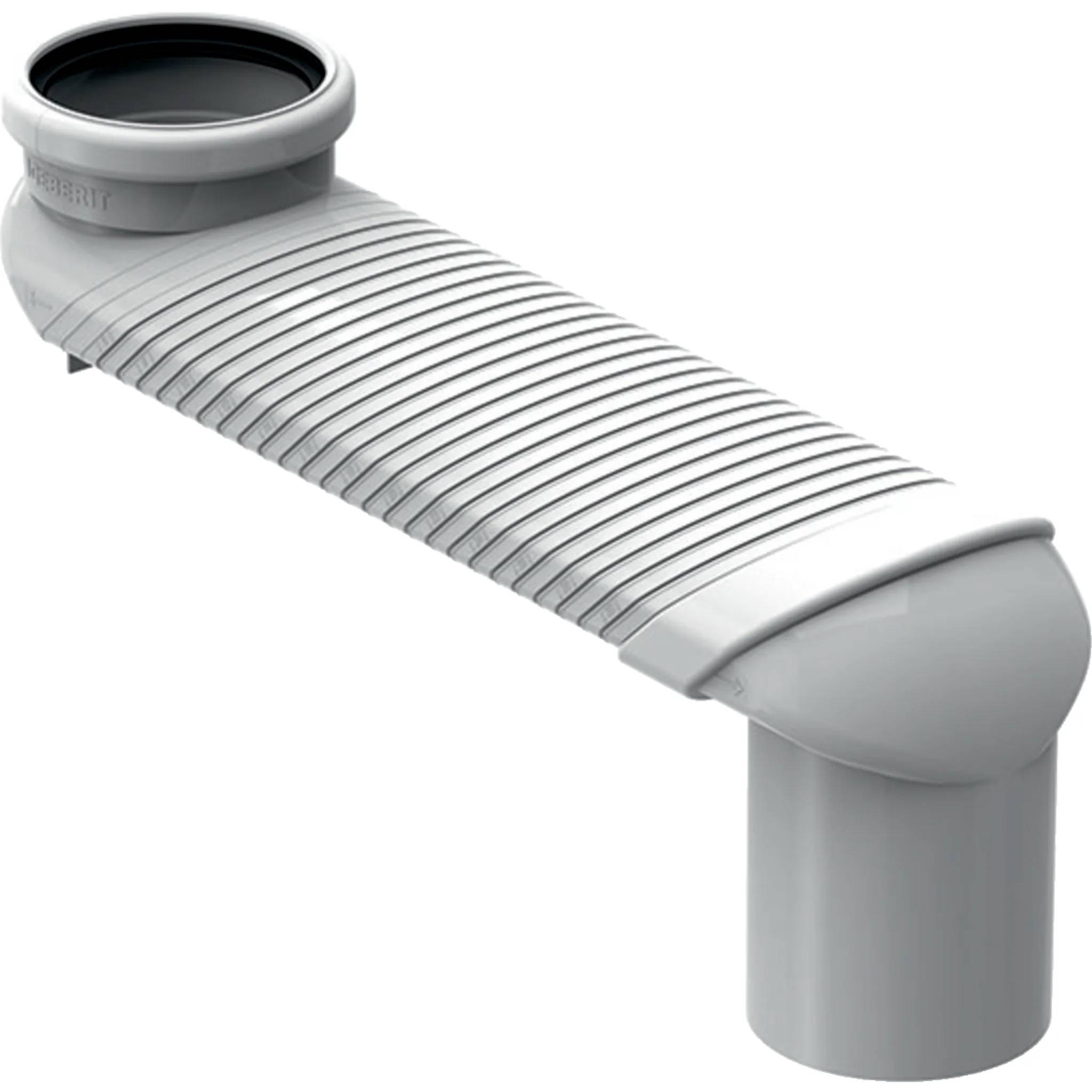 Geberit Versprungbogen für Stand-WC, 90mm, ABS, 131199111-0