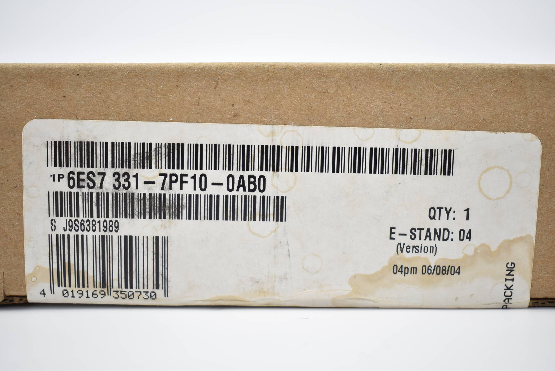 Siemens Simatic S7-300 Analog 6ES7331-7PF10-0AB0 ( 6ES7 331-7PF10-0AB0 ) E.04-3