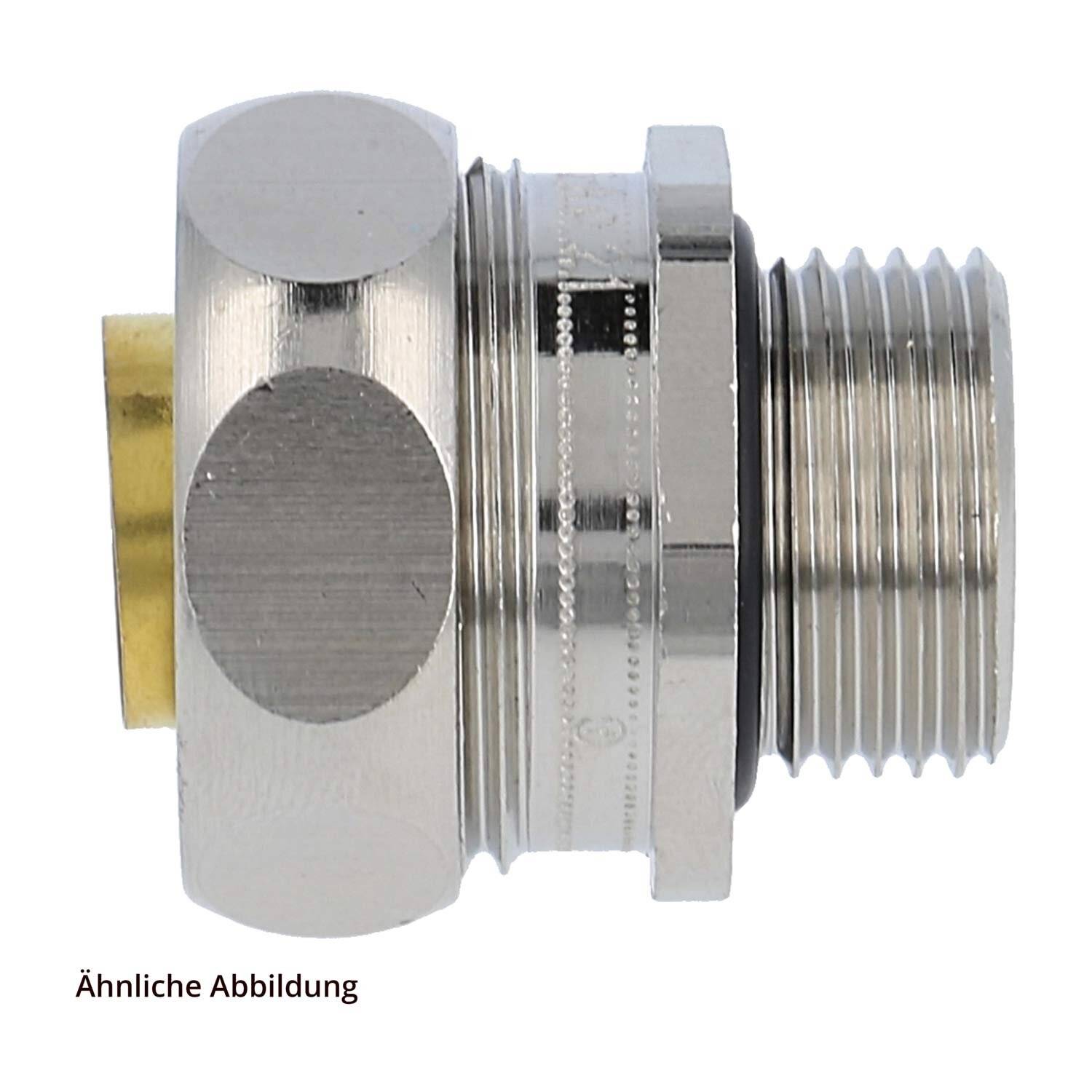 Preisbild für FLEXA US-P Metallverschraubung gerade Gewinde PG16x1,41 für Schlauch-Außendurchmesser 21,0mm für