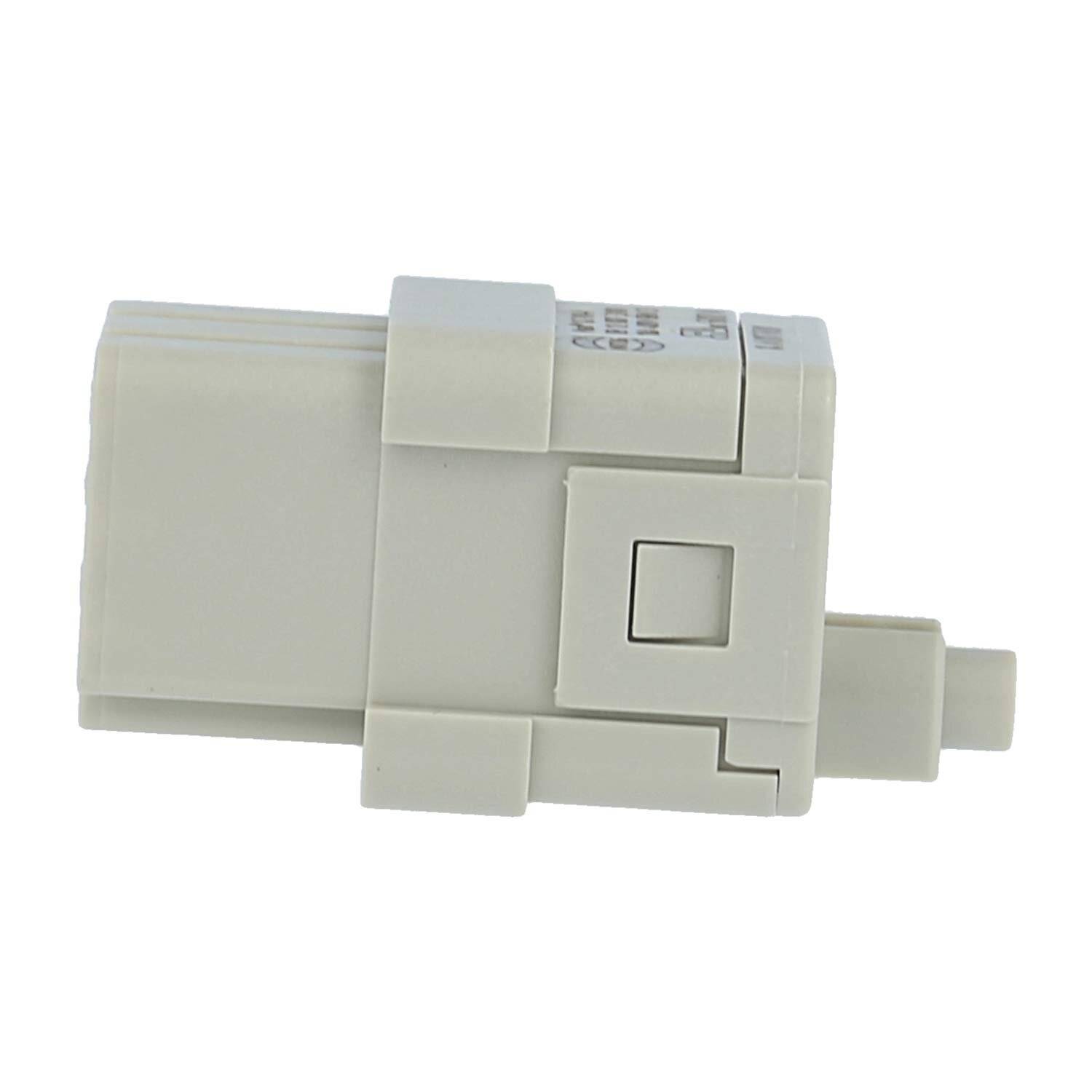 Preisbild für Harting Buchseneinsatz 09120073101 10 A, 400 V, 6 kV, 21 mm, 40,1 mm