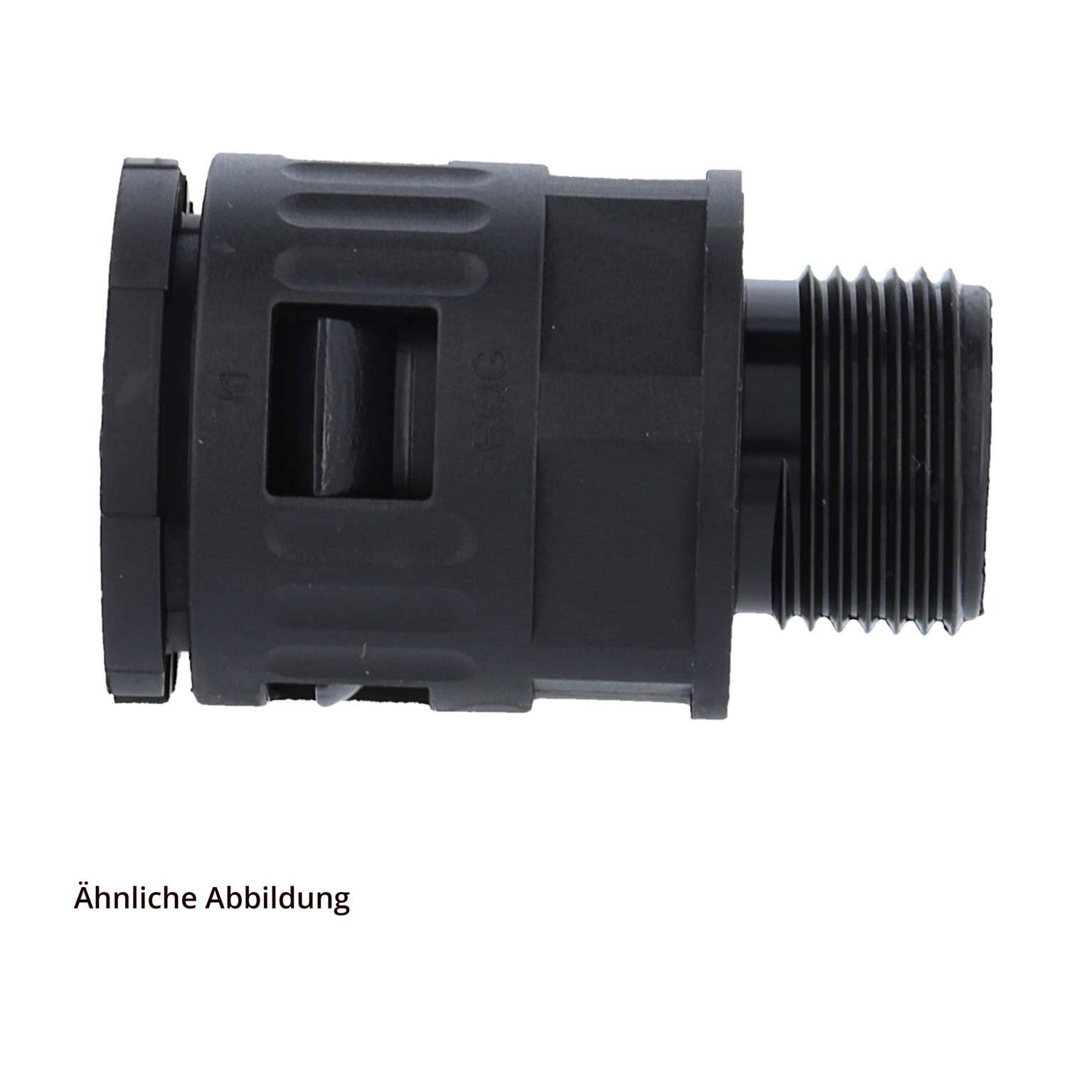 Preisbild für FLEXA FVG M25/21 Schnellverschraubung gerade Gewinde M25x1,5 für Schlauch-Außendurchmesser 21,2mm