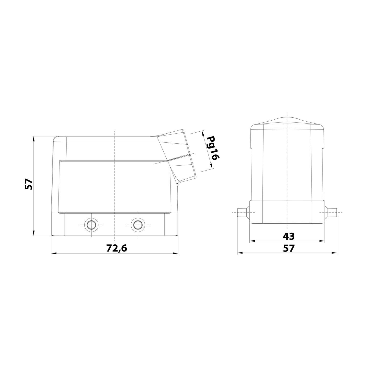 Symbolbild für Harting Tüllengehäuse 09300101521