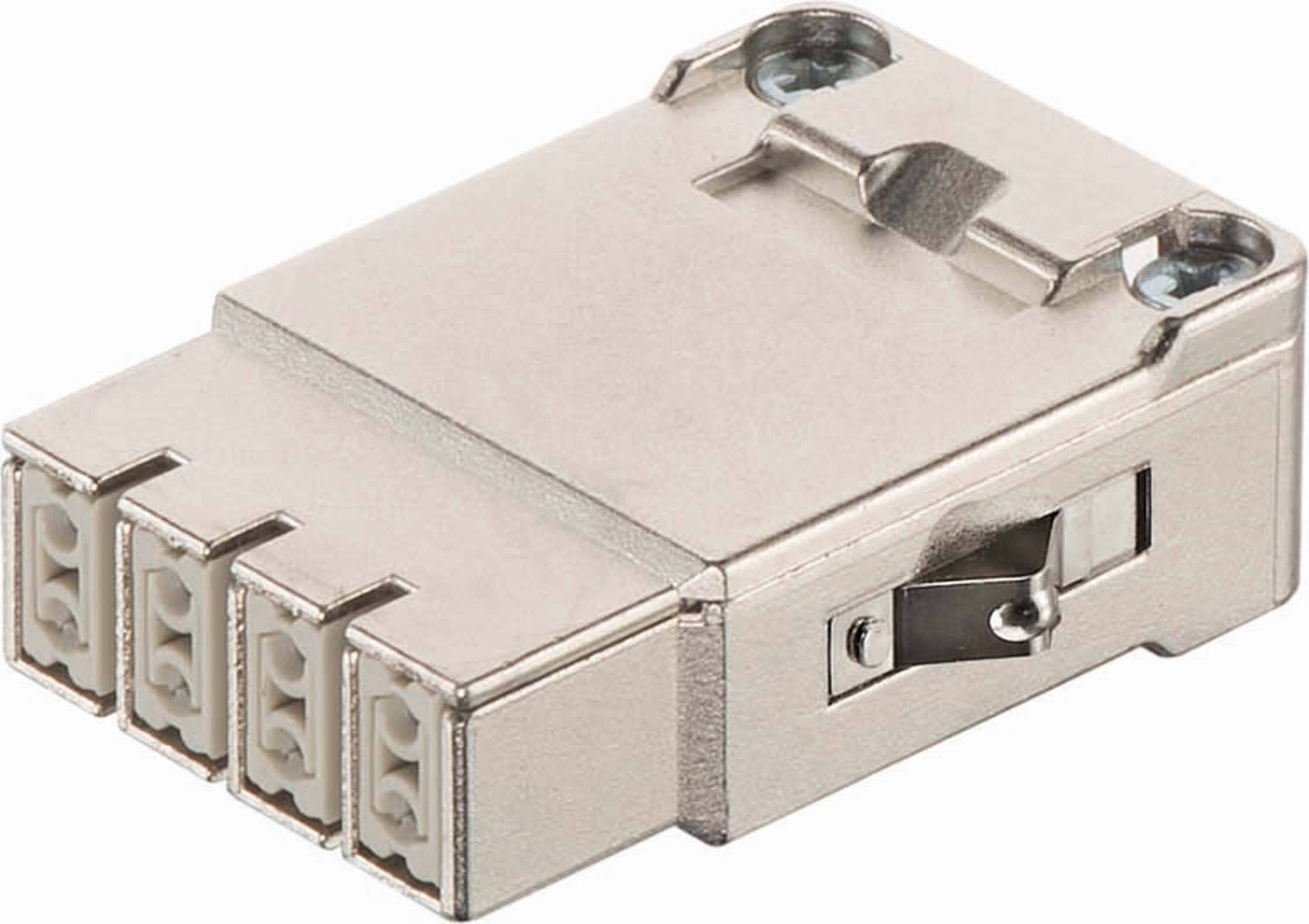 HARTING Han GigaBit Modul Cat.6A Buchseneinsatz (F) Crimpanschluss, 8-polig+Schirmung 50V, 5A - 1 Stück-3
