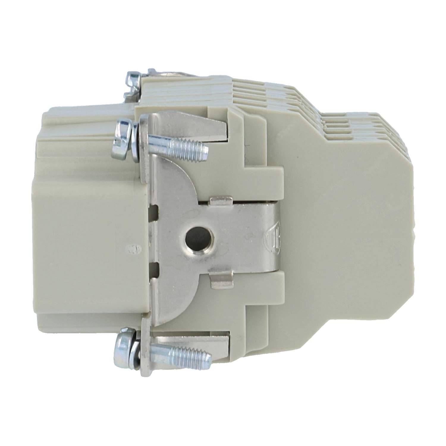 Preisbild für HARTING Han 10ESS Stifteinsatz (M) Doppel-Käfigzugfederanschluss, 10-polig+PE 500V, 16A - 1 Stück