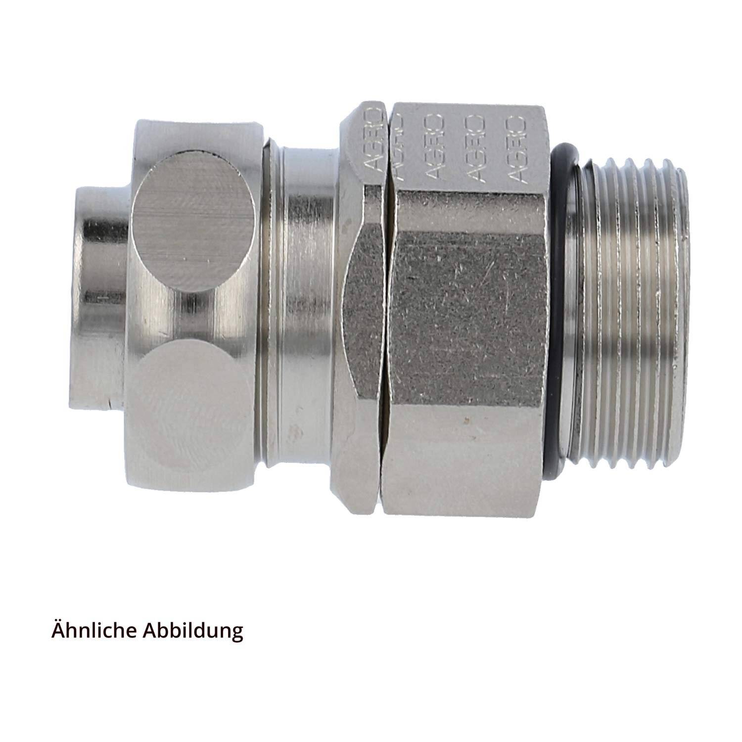 Preisbild für FLEXA USDR-M Metallverschraubung gerade Gewinde M50x1,5 für Schlauch-Außendurchmesser 45,0mm für