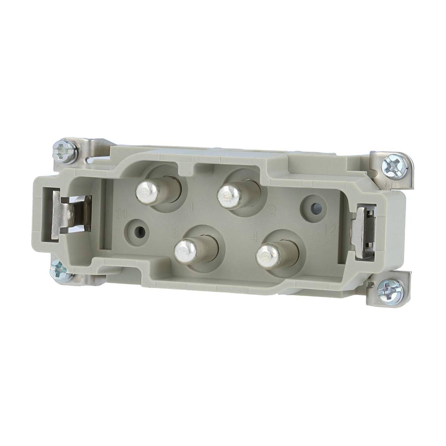 HARTING Han K4/0 Stifteinsatz (M) Schraubanschluss, 4-polig+PE 830V, 80A - 1 Stück-5