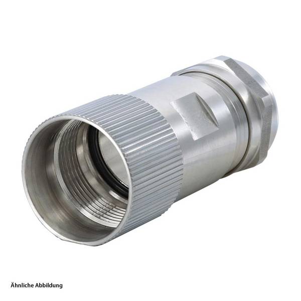 7141500000 Hummel M23 Signal INOX Kabelsteckverbinder EMV gerade Kabelabgang gerade,