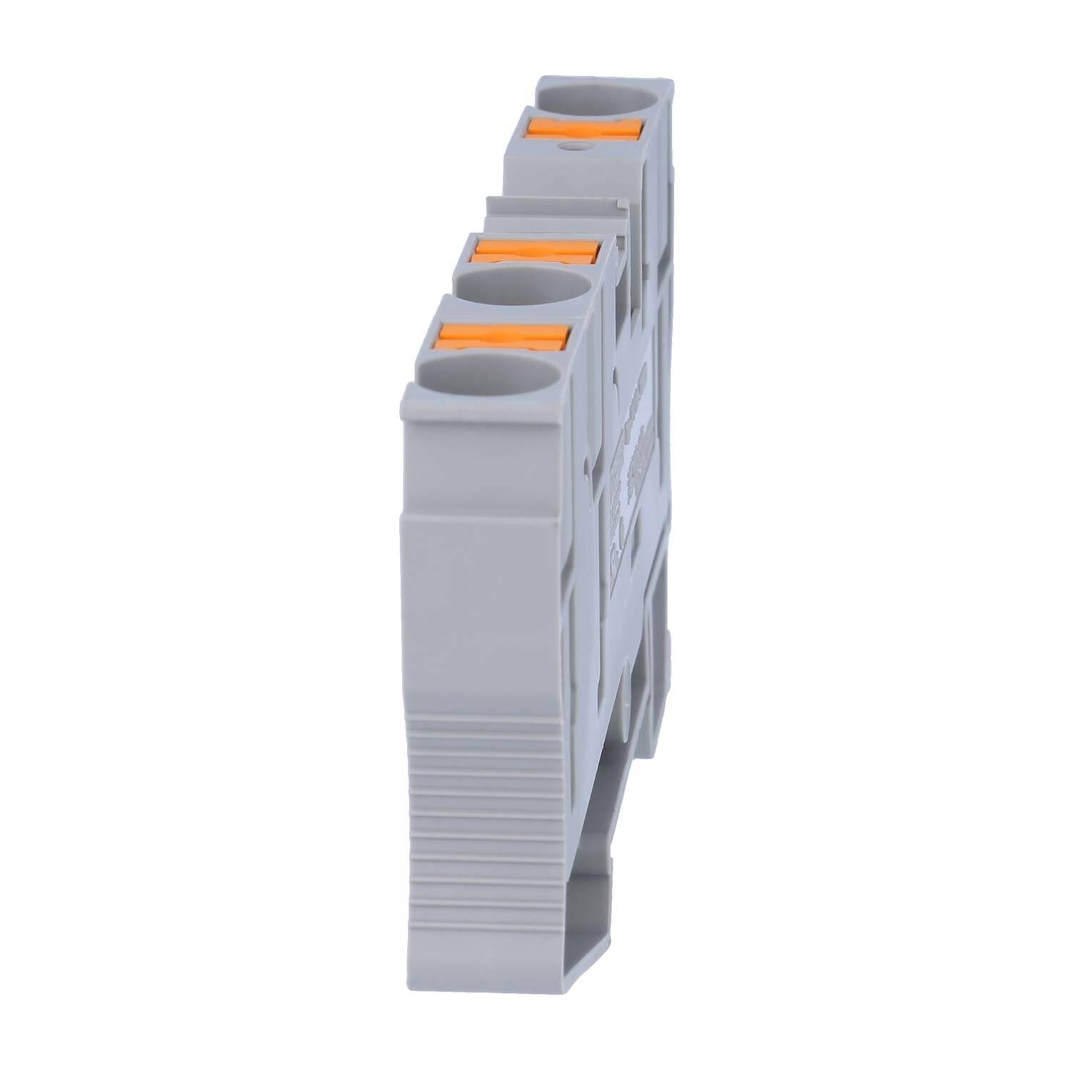 Preisbild für Durchgangskl.0,5-16qmm PT10-TWIN grau Push-in-Anschluss