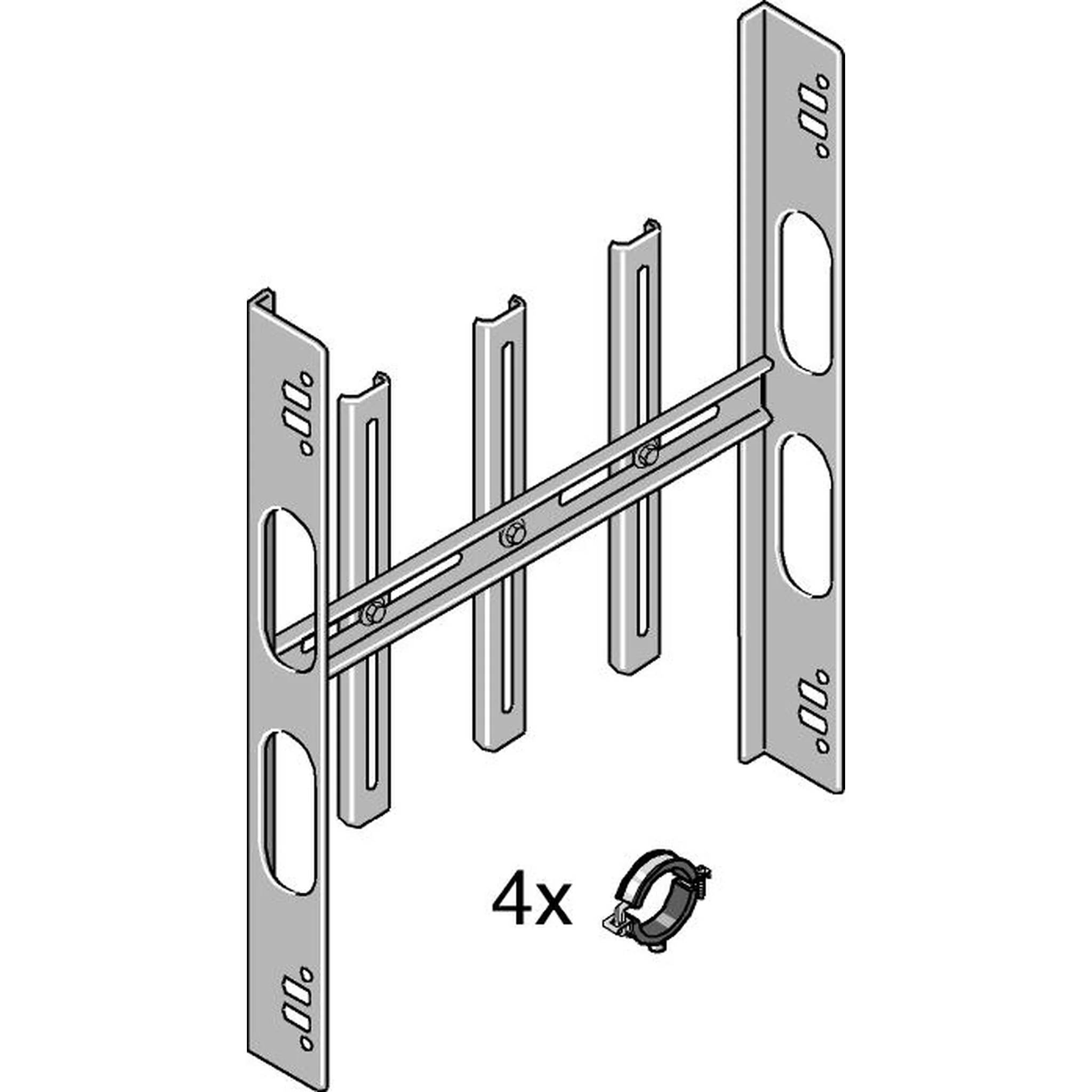 Geberit Huter Montagelement UP-Armaturen für UP-Mischer, Thermost., Absperrventil, 1 Stk.-0