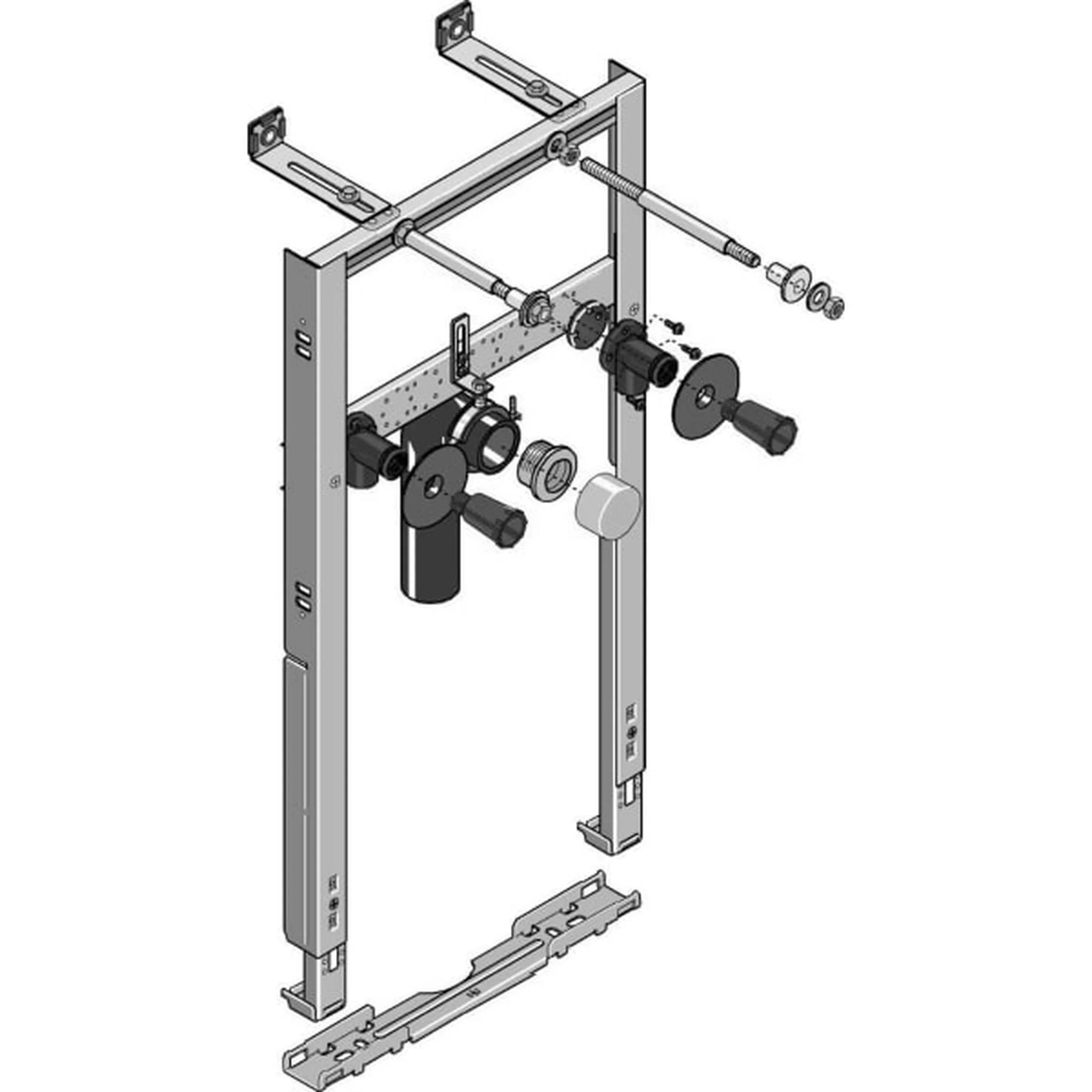 Geberit Huter Montageelement WT f Einlocharm. mit Huter Arm.AW, Massiv- und Trockenba, 1 Stk.-0