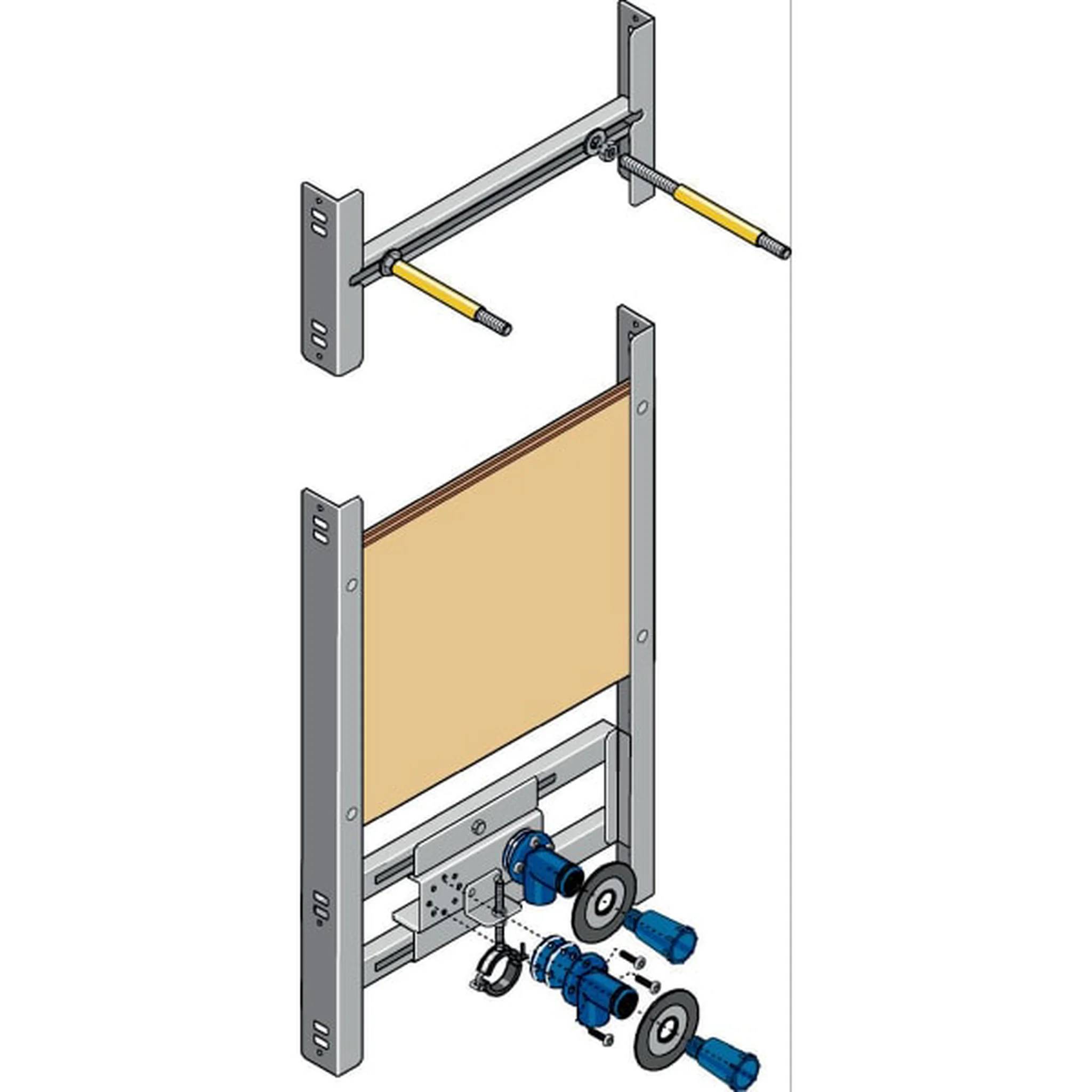 Geberit Huter Montageelement Haengespeicher für Trockenbau, Inwand, 1 Stk.-0