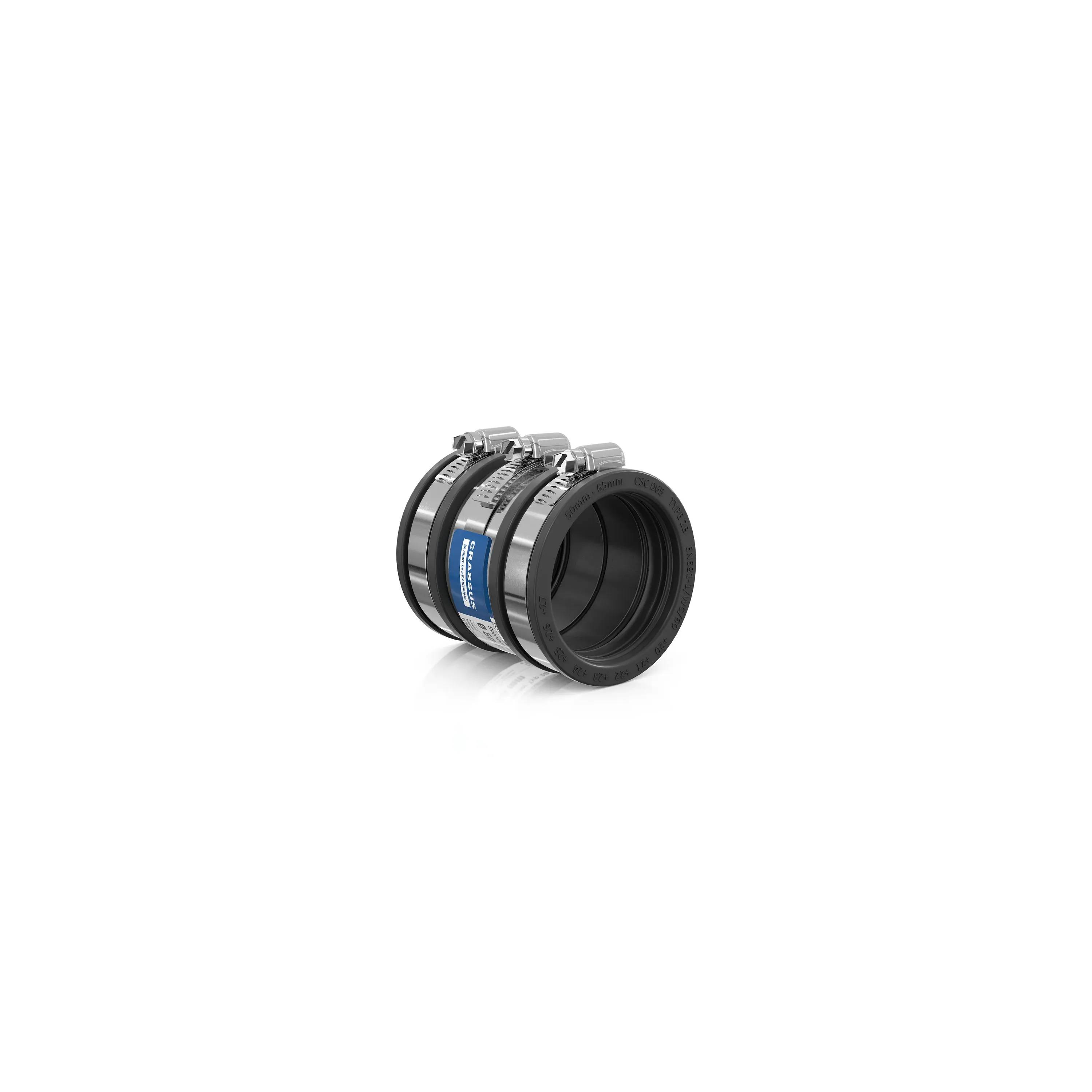 Crassus Schlauchadapter Typ 2B CSC 065 (50-65mm), bis 2,5 bar, EPDM / V2A, 1 Stk.-0