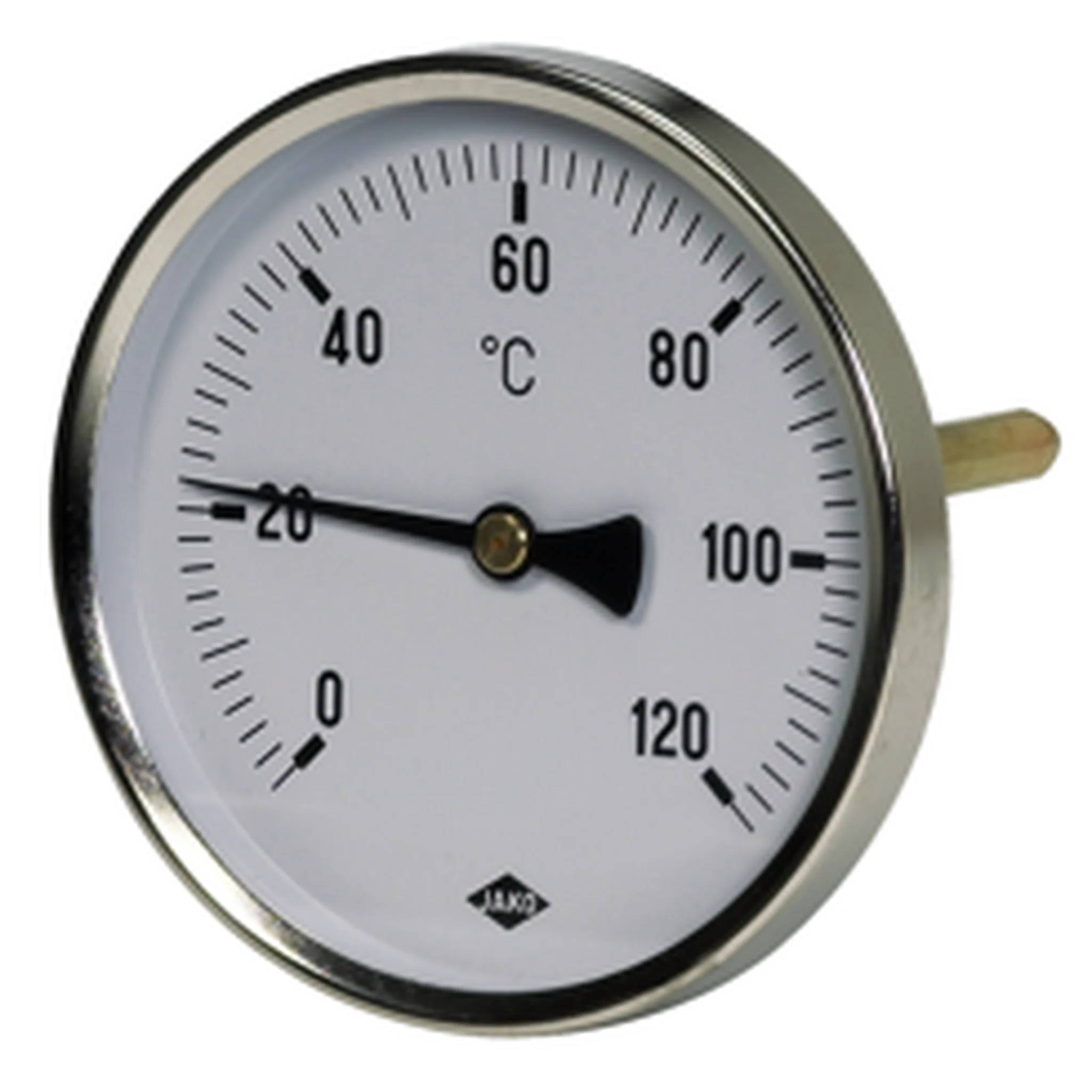JAKO Zeiger-Thermometer Fig.2611(20) 100mm Dm 100 Schaft hint.-20 - +60Gr., 1 Stk.